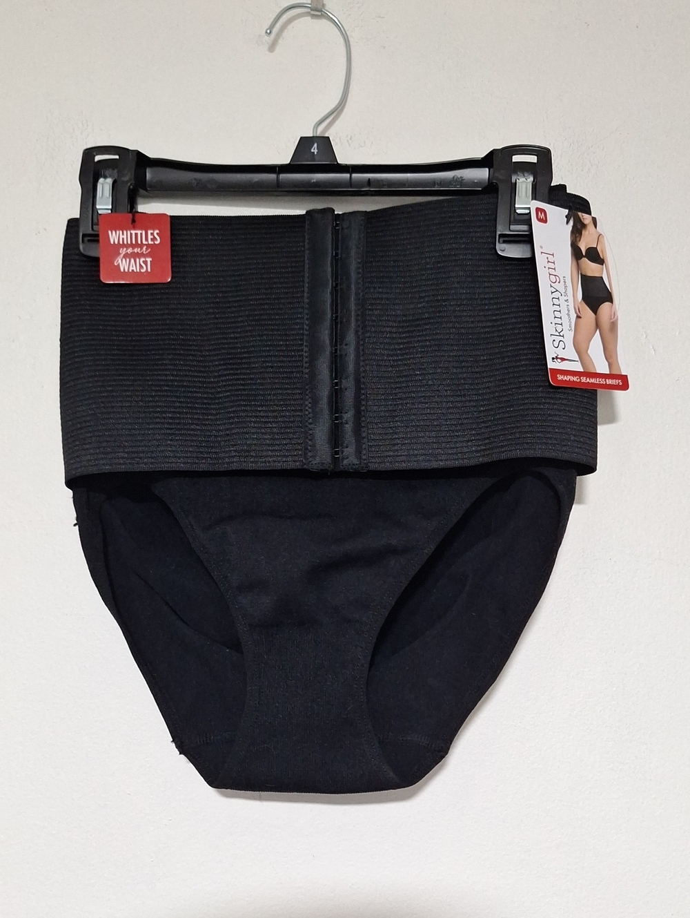 Skinnygirl Black High-Waist Shaper Briefs